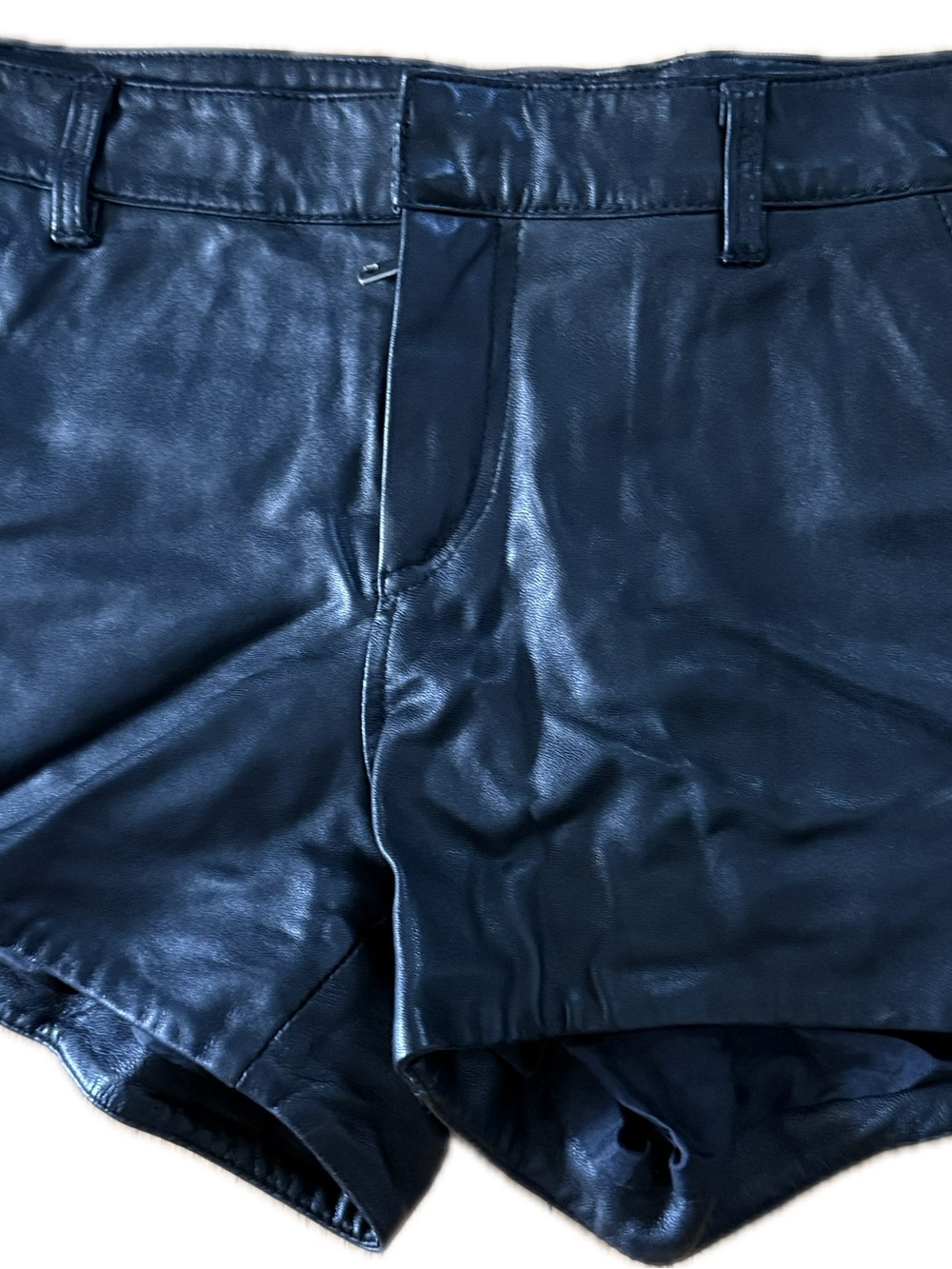 Joie Lamb Leather Shorts